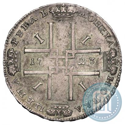 Picture 1 rouble 1723 year  "Portrait in ancient armour"