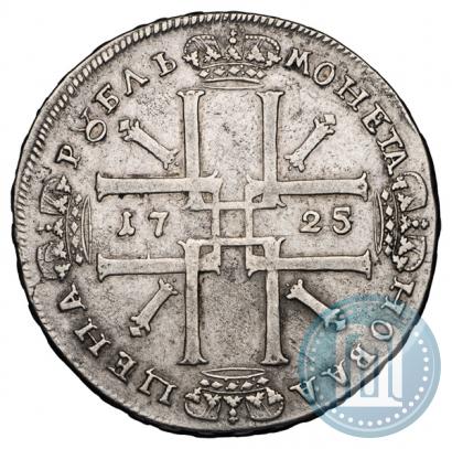 Picture 1 rouble 1725 year OK "Portrait in ancient armour"