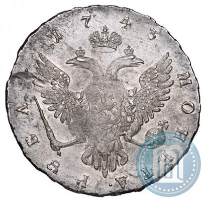 Picture 1 rouble 1743 year ММД 