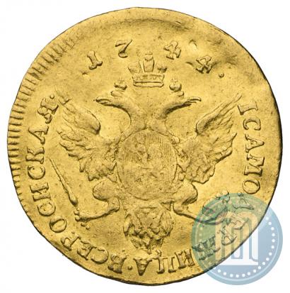 Picture 1 ducat 1744 year  