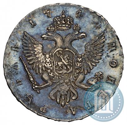 Picture 1 rouble 1744 year СПБ 