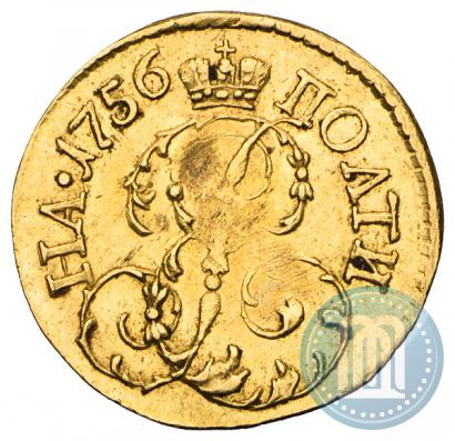 Фото Полтина 1756 года  