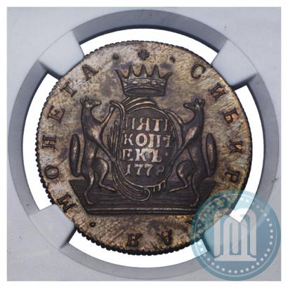 Фото 5 копеек 1778 года КМ 
