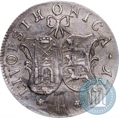 Фото 4 копейки 1757 года  "Ливонез"