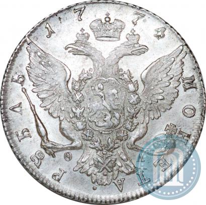 Фото 1 рубль 1774 года СПБ-ФЛ 