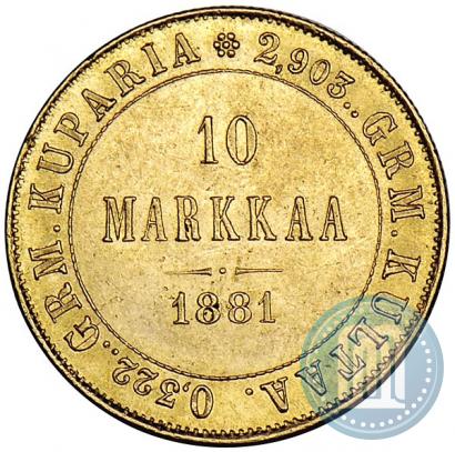 Фото 10 марок 1881 года S 