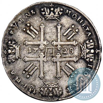 Фото 1 рубль 1728 года  "Тип 1728"