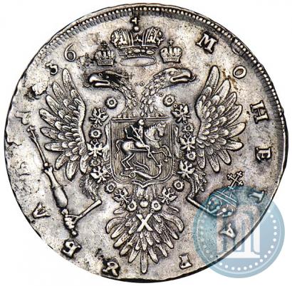 Фото 1 рубль 1736 года  "Тип 1735 года"