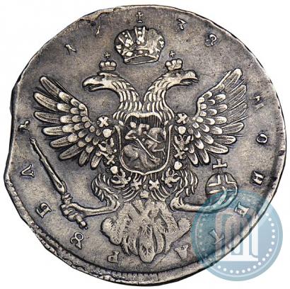 Фото 1 рубль 1738 года  "Московский тип"