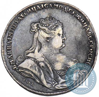 Picture 1 rouble 1738 year СПБ "Petersburg type"