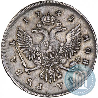 Picture 1 rouble 1742 year СПБ 