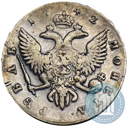 Picture 1 rouble 1742 year СПБ 