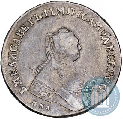 Picture 1 rouble 1758 year ММД-ЕI 
