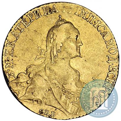 Picture 10 roubles 1768 year СПБ 