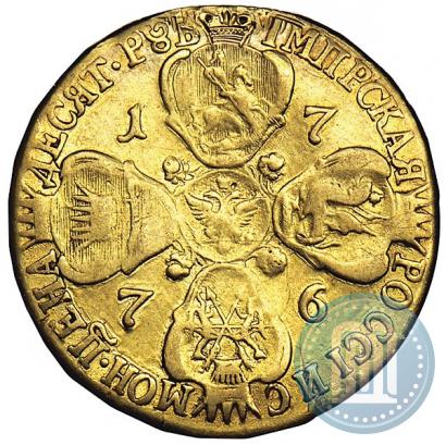 Фото 10 рублей 1776 года СПБ 