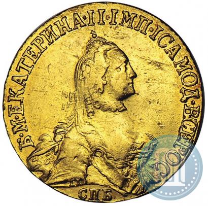 Picture 5 roubles 1765 year СПБ-Т.I. 