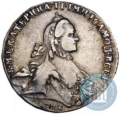 Picture 1 rouble 1764 year СПБ-ЯI 