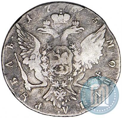 Picture 1 rouble 1765 year СПБ-ЯI 