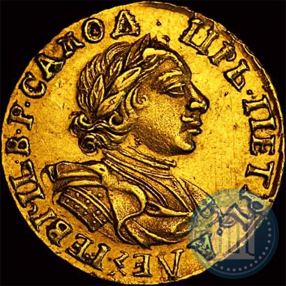 Фото 2 рубля 1720 года  