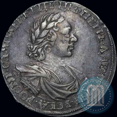 Фото 1 рубль 1719 года OK-IL-L "Портрет в латах"