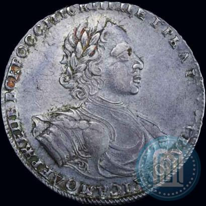 Фото 1 рубль 1722 года  