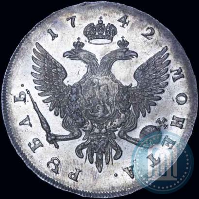 Picture 1 rouble 1742 year СПБ 