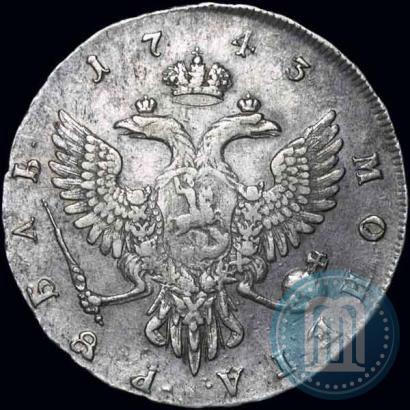 Picture 1 rouble 1743 year ММД 