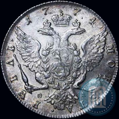 Picture 1 rouble 1774 year СПБ-ФЛ 