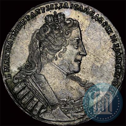 Picture 1 rouble 1733 year  