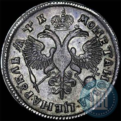 Фото 1 рубль 1720 года OK "Портрет в латах"