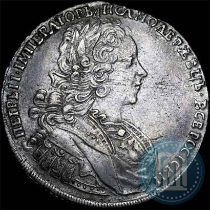 Фото Полтина 1727 года СПБ "Петербургский тип"