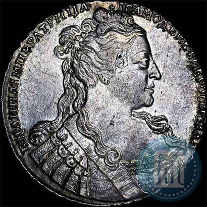 Фото 1 рубль 1734 года  "Тип 1734 года"