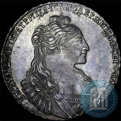 Фото 1 рубль 1735 года  