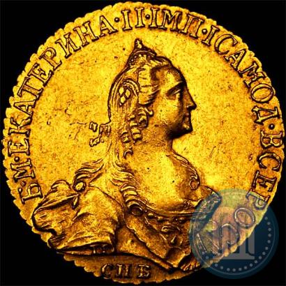 Picture 5 roubles 1766 year СПБ 