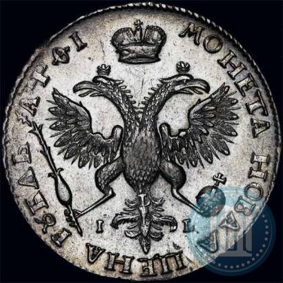Фото 1 рубль 1719 года OK-IL-L "Портрет в латах"