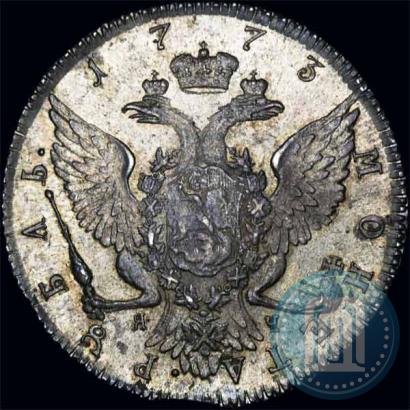 Фото 1 рубль 1773 года СПБ-ЯЧ-Т.И. 