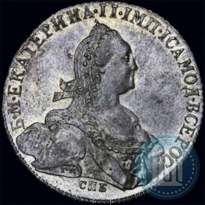 Фото 1 рубль 1774 года СПБ-ФЛ 