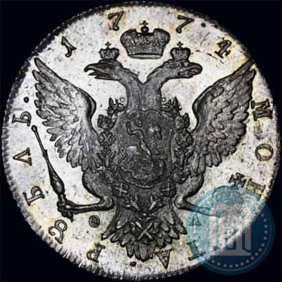 Фото 1 рубль 1774 года СПБ-ФЛ 