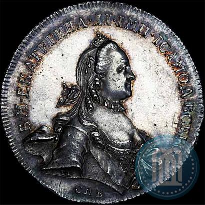 Picture 1 rouble 1762 year СПБ-АШ 