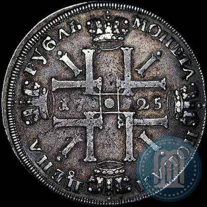Picture 1 rouble 1725 year СПБ "Sun rouble, portrait in armour"