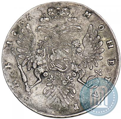 Picture 1 rouble 1735 year  