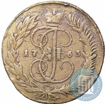 Picture 5 kopecks 1763 year ММ 