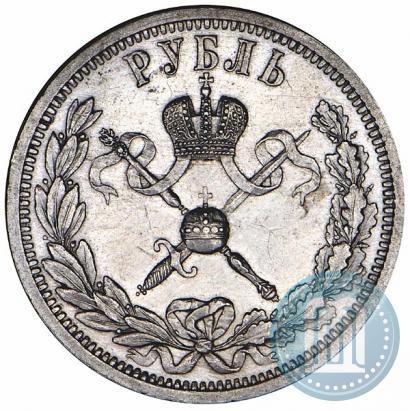 Picture 1 rouble 1896 year (АГ) "On the coronation of the Emperor Nicholas II"