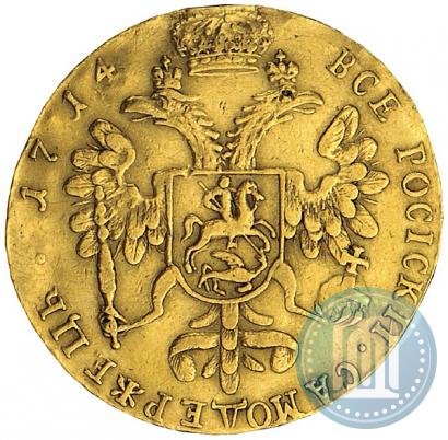 Picture 2 ducats 1714 year  