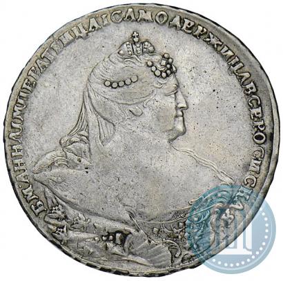 Фото 1 рубль 1738 года  "Московский тип"