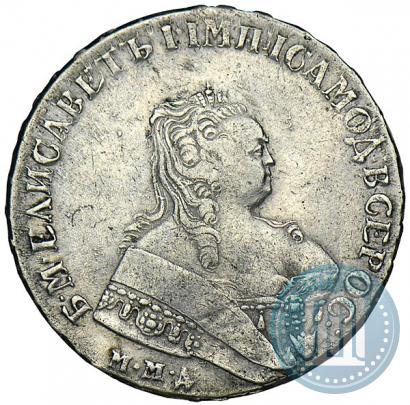 Picture 1 rouble 1750 year ММД 