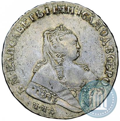 Picture 1 rouble 1751 year ММД 
