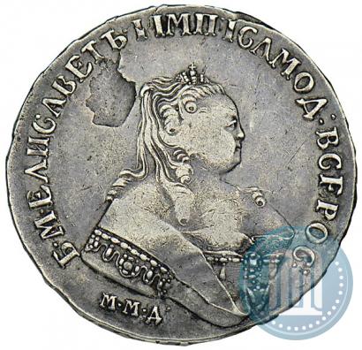 Фото 1 рубль 1752 года ММД-Е 