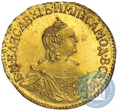 Фото 1 рубль 1757 года  