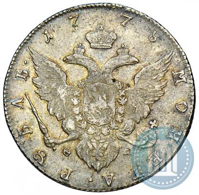 Picture 1 rouble 1778 year СПБ-ФЛ 